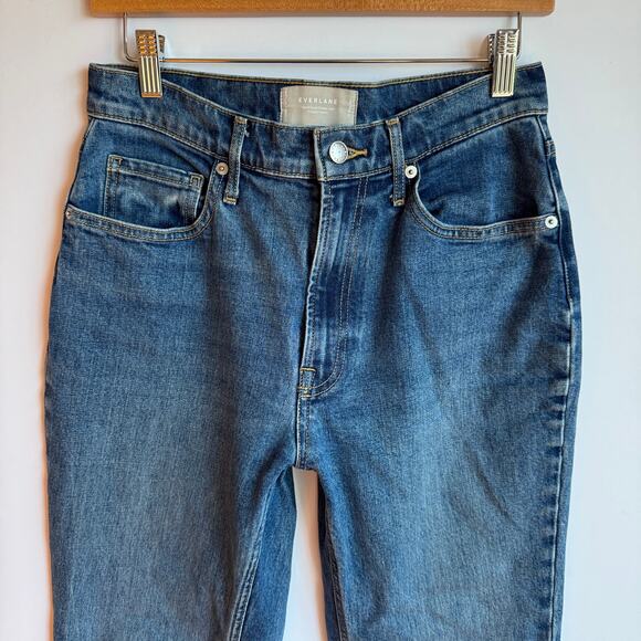 Everlane The Original Cheeky Jean Organic Cotton Straight Leg Size 27 Blue Denim - Picture 6 of 16